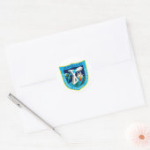 アポロ10:  再度月に! ラウンドシール (封筒)