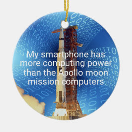 アポロ11コンピューティング能力 セラミックオーナメント