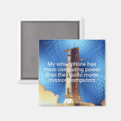 アポロ11コンピューティング能力 マグネット (正面/裏面)