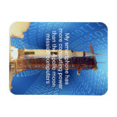 アポロ11コンピューティング能力 マグネット (横)