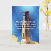 アポロ11コンピューティング電力 カード (黄色い花)