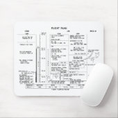 アポロ11フライトプラン マウスパッド (マウス)