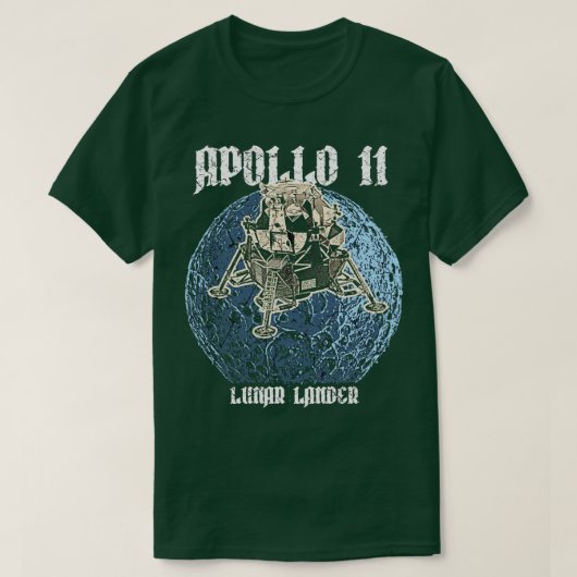 アポロ11ムーンランダー8 Tシャツ (デザイン正面)