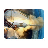 アポロ11ムーンランディング打ち上げケネディ宇宙センター マグネット (横)