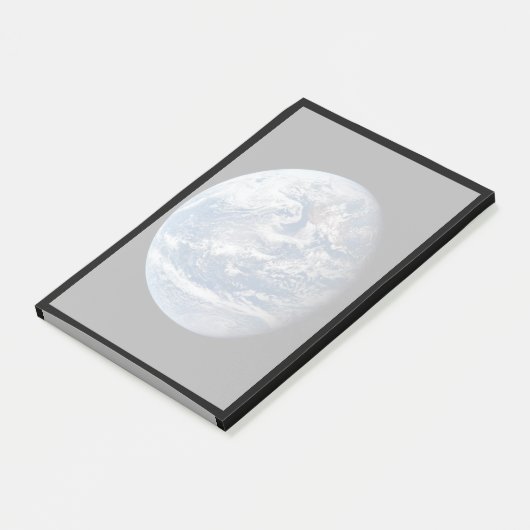 アポロ11号の乗組員によって撮影された惑星の地球。 ポストイット (アングル)