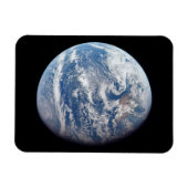 アポロ11号の乗組員によって撮影された惑星の地球。 マグネット (横)