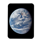 アポロ11号の乗組員によって撮影された惑星の地球。 マグネット (縦)