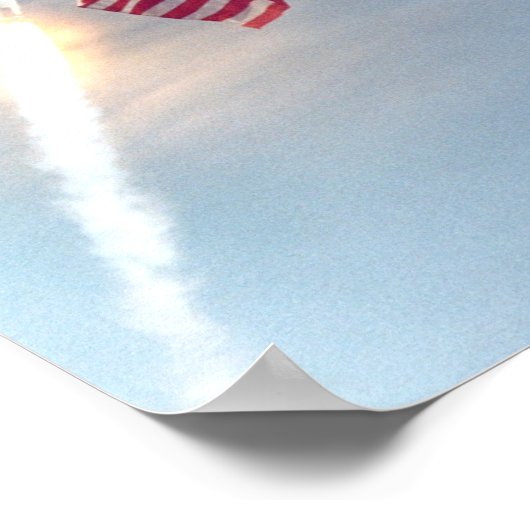 アポロ11号発射 ポスター (角)