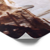 アポロ11号発射 ポスター (角)