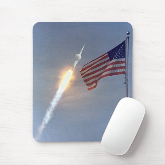 アポロ11号発射 マウスパッド (マウス)