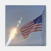 アポロ11号発射 マグネット (正面)