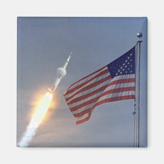 アポロ11号発射 マグネット (正面)