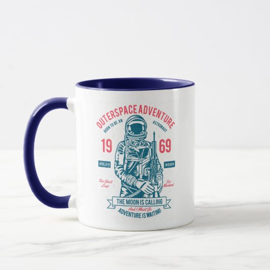 アポロ11号 人類初の月面着陸 1969 マグカップ (左)