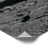 アポロ11宇宙飛行士&月面モジュール「イーグル」 ポスター (角)