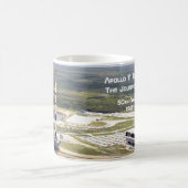 アポロ11月の命日への使命 コーヒーマグカップ (中央)