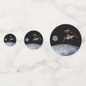 アポロ11月ミッション50周年記念 コンフェッティ (裏面)