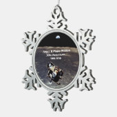 アポロ11月ミッション50周年記念 スノーフレークピューターオーナメント (右)