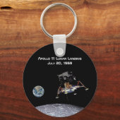 アポロ11月面着陸 キーホルダー (正面)