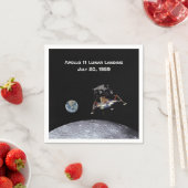 アポロ11月面着陸 スタンダードカクテルナプキン (インサイチュ)