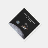 アポロ11月面着陸 スタンダードカクテルナプキン (角)