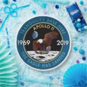 アポロ11第50記念日の代表団パッチの記章 ペーパープレート (パーティー)