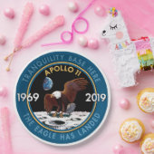 アポロ11第50記念日の代表団パッチの記章 ペーパープレート (パーティー)
