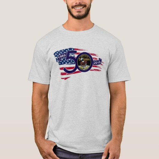 アポロ11第50記念日 Tシャツ (正面)