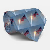 アポロ11進水、旗と、NASA ネクタイ (ロール)