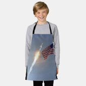 アポロ11 エプロン (着用した状態)