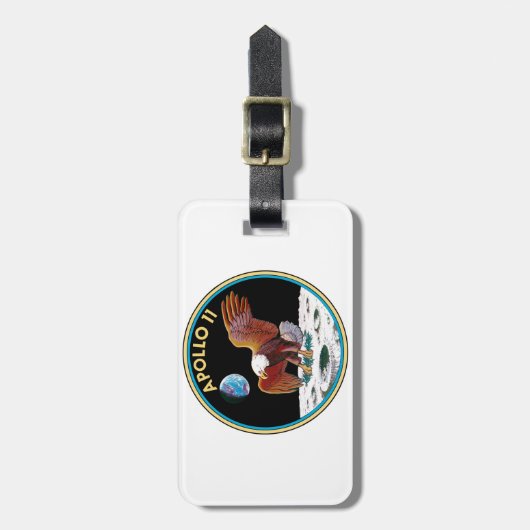 アポロ11 ラゲッジタグ (正面縦)