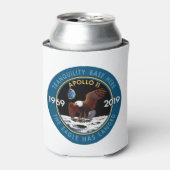 アポロ11 50周年記念ミッション・パッチInsignia 缶クーラー (缶正面)
