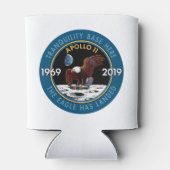 アポロ11 50周年記念ミッション・パッチInsignia 缶クーラー (裏面)