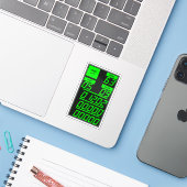 アポロ11 DSKYディスプレイ、アラームコード1202 シール (ノートパソコンとiPhone)