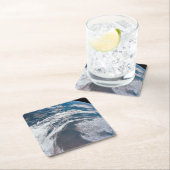 アポロ12探査機から地球。 スクエアペーパーコースター (インサイチュ)