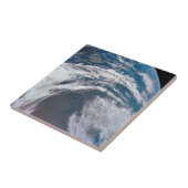 アポロ12探査機から地球。 タイル (側面)