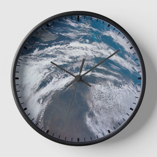 アポロ12探査機から地球。 壁時計 (正面)