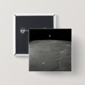 アポロ12月のモジュールIntrepid 缶バッジ (正面&裏面)