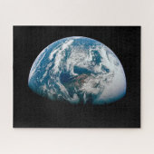 アポロ13号の探査機から取り出された地球。 ジグソーパズル (横)
