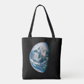アポロ13号の探査機から取り出された地球。 トートバッグ (裏面)