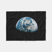 アポロ13号の探査機から取り出された地球。 フリースブランケット (正面(横))