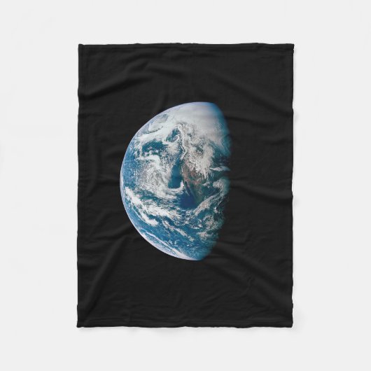 アポロ13号の探査機から取り出された地球。 フリースブランケット (正面)