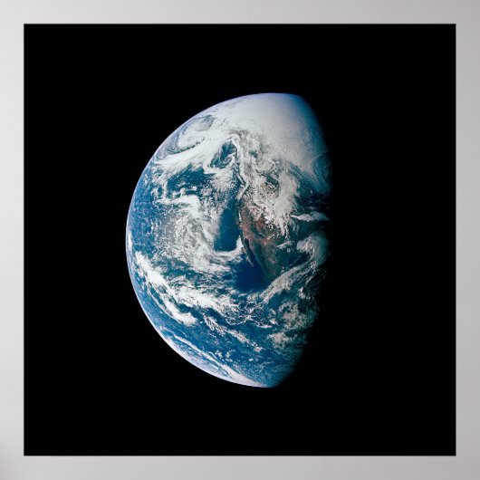 アポロ13号の探査機から取り出された地球。 ポスター (正面)