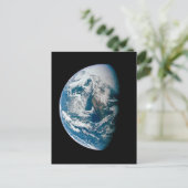 アポロ13号の探査機から取り出された地球。 ポストカード (スタンド正面)