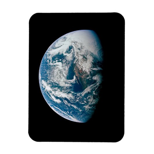 アポロ13号の探査機から取り出された地球。 マグネット (縦)