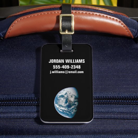 アポロ13号の探査機から取り出された地球。 ラゲッジタグ (正面インサイチュ2)