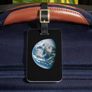 アポロ13号の探査機から取り出された地球。 ラゲッジタグ