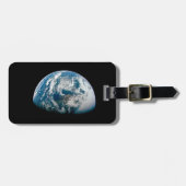 アポロ13号の探査機から取り出された地球。 ラゲッジタグ (正面横)