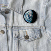 アポロ13号の探査機から取り出された地球。 缶バッジ (インサイチュ)