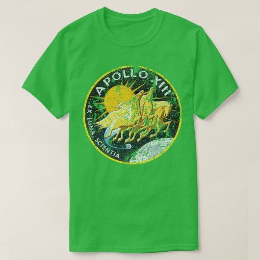 アポロ13 XIIIミッション動揺して Tシャツ (デザイン正面)