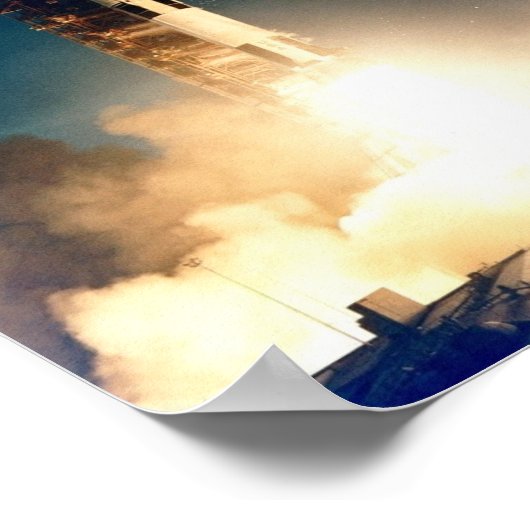 アポロ14号の発射 ポスター (角)